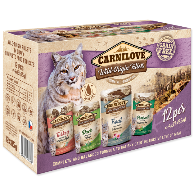 Picture of Kapsičky CARNILOVE Cat pouch multipack (12x85g)  1020 g